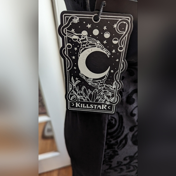 SALE!!!!!  NWT Killstar Bloodlust Halter Midi Dress Size L  (US SIZE 10) - Picture 9 of 13